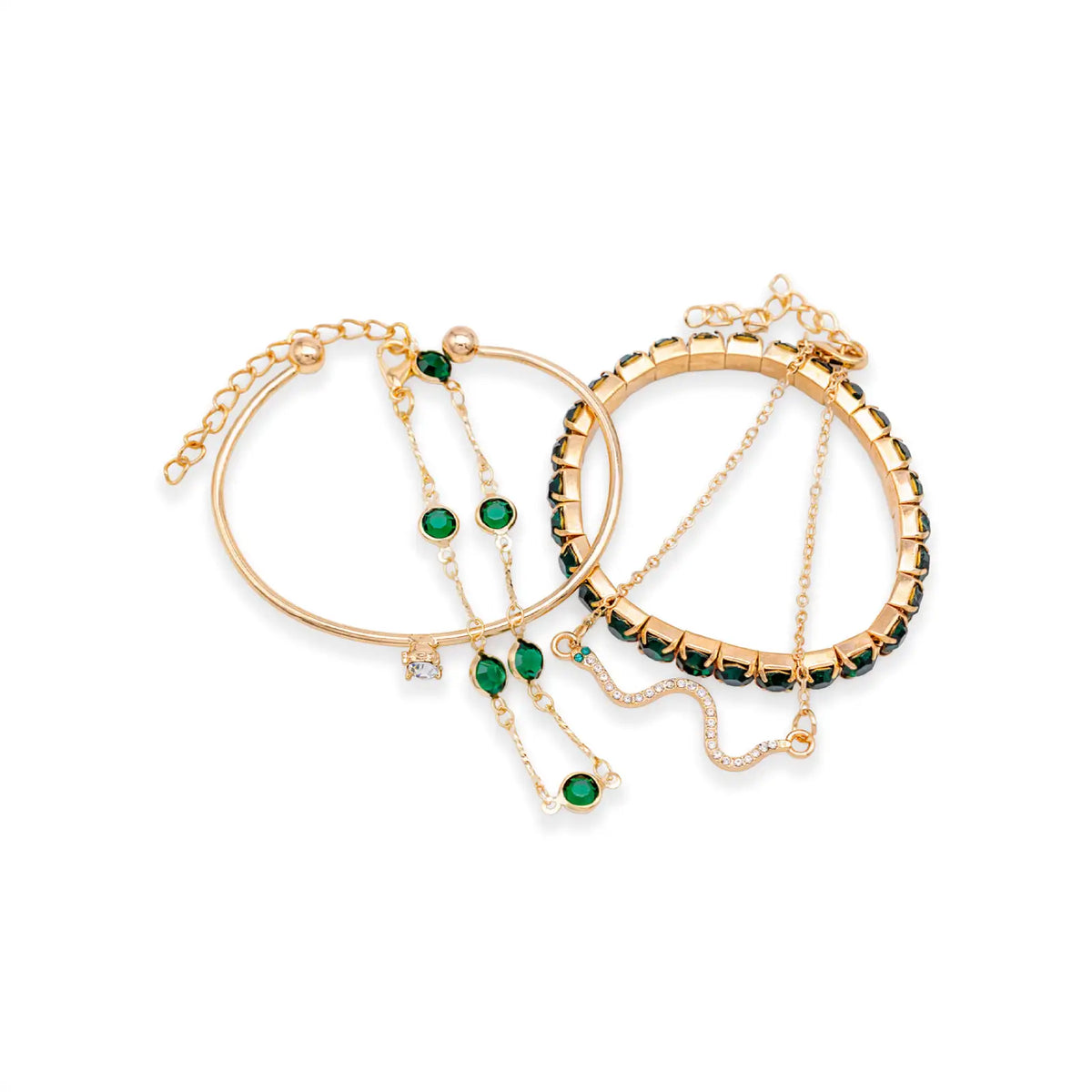 Armband-Set goldfarben, 4-teilig