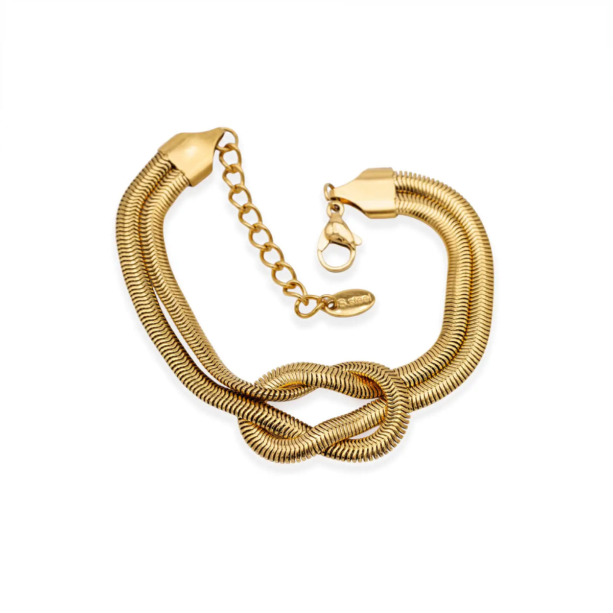 Knotenarmband goldfarben