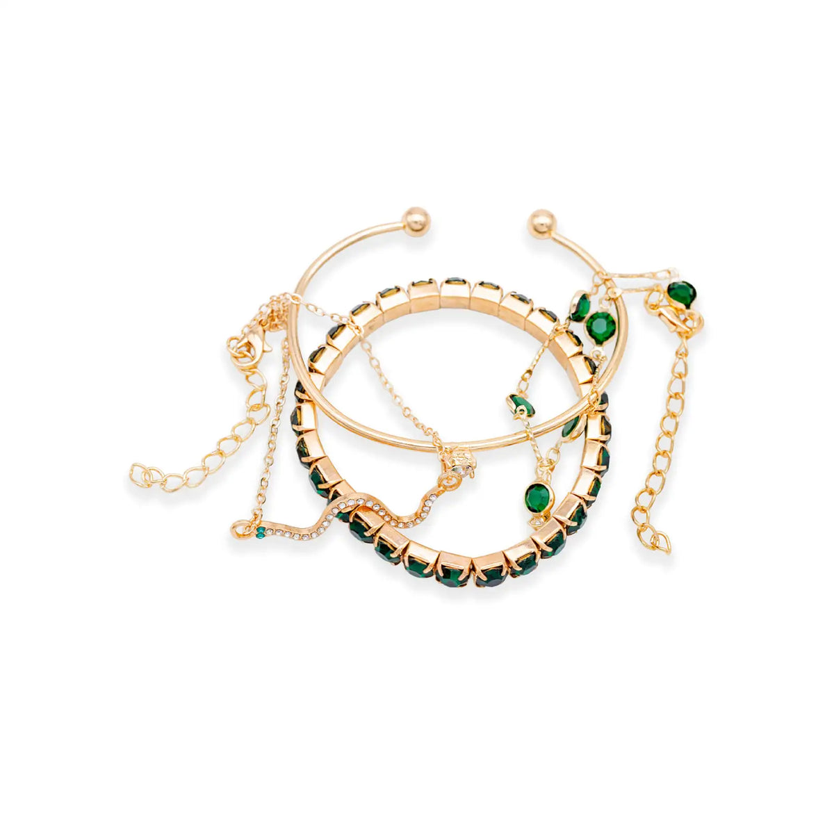 Armband-Set goldfarben, 4-teilig
