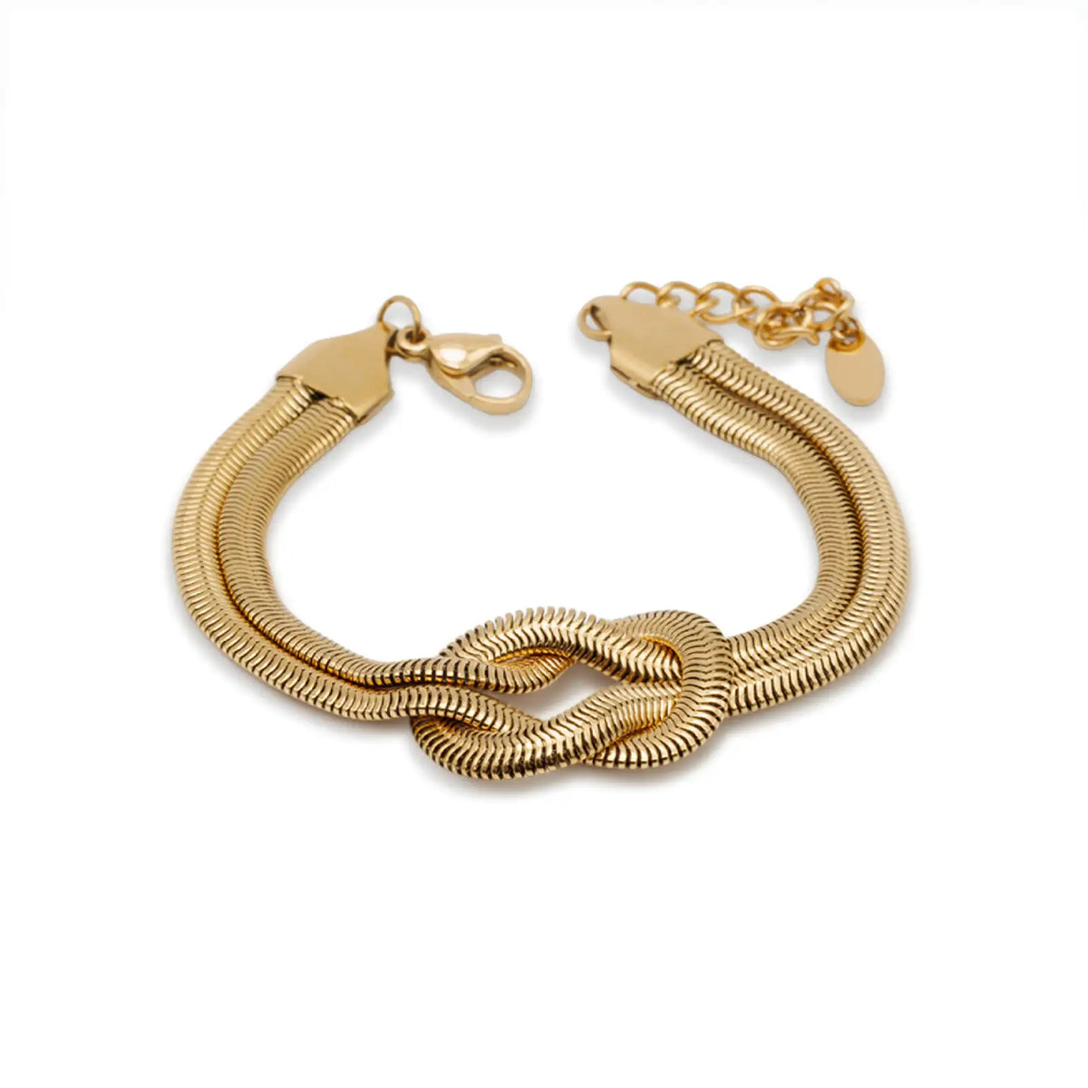 Knotenarmband goldfarben