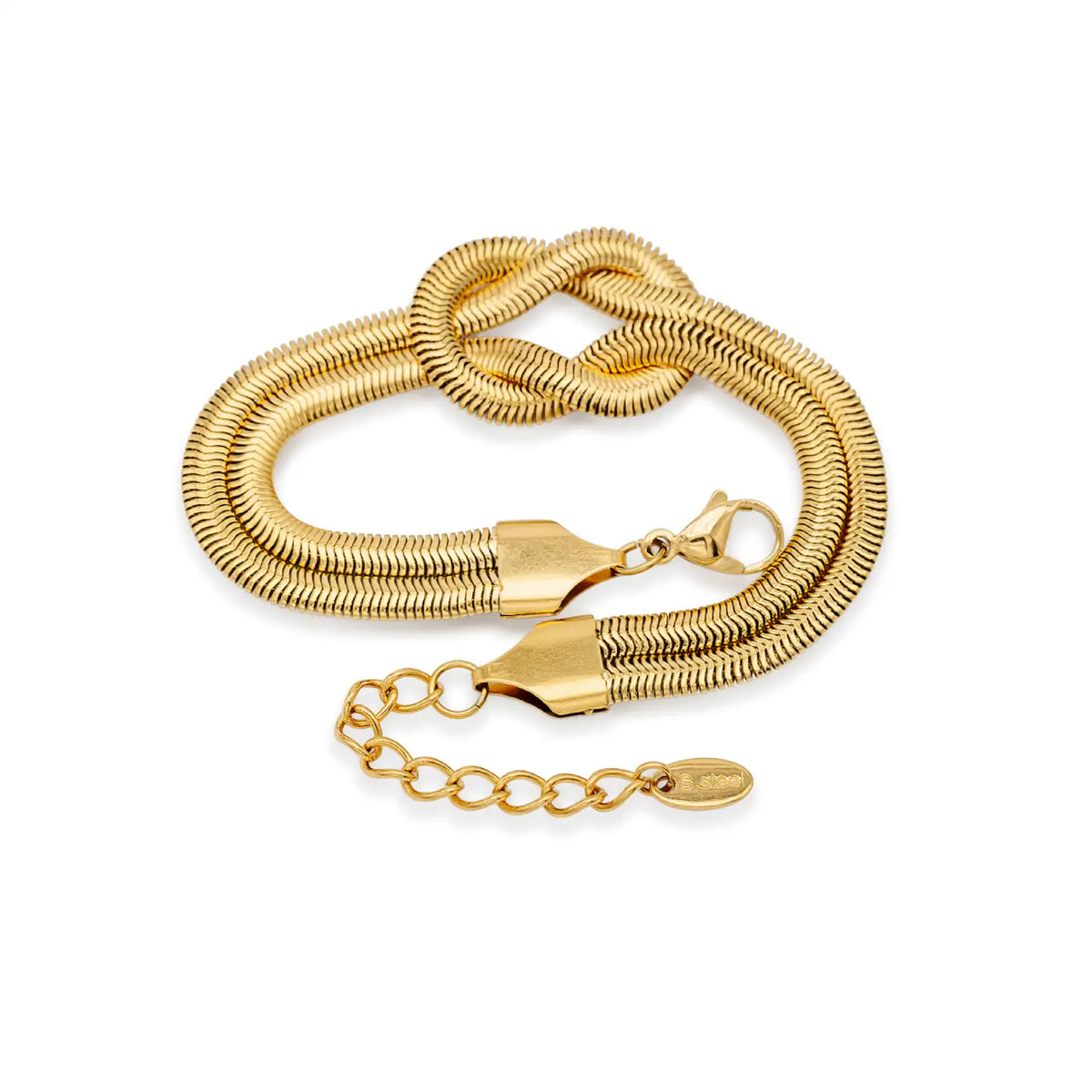 Knotenarmband goldfarben